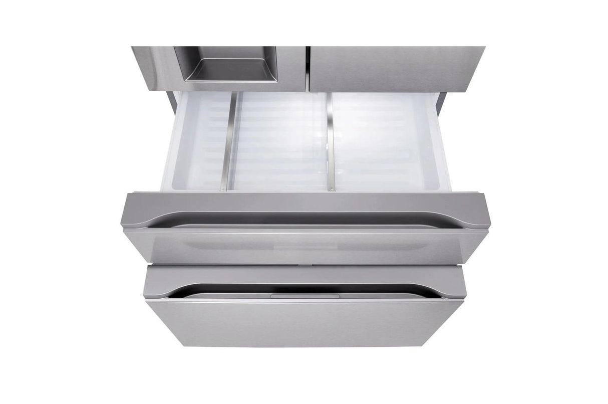 29 cu. ft. Standard-Depth MAX™ 4-Door French Door Refrigerator with Mini Craft Ice™ and Full-Convert Drawer™