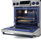 30 Inch Professional Lp Range With Tilt Panel Touch Control In Stainless Steel/blue  Gordon Ramsay Series