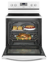 6.4 Cu. Ft. Freestanding Electric Range with AquaLift® Self-Cleaning Technology