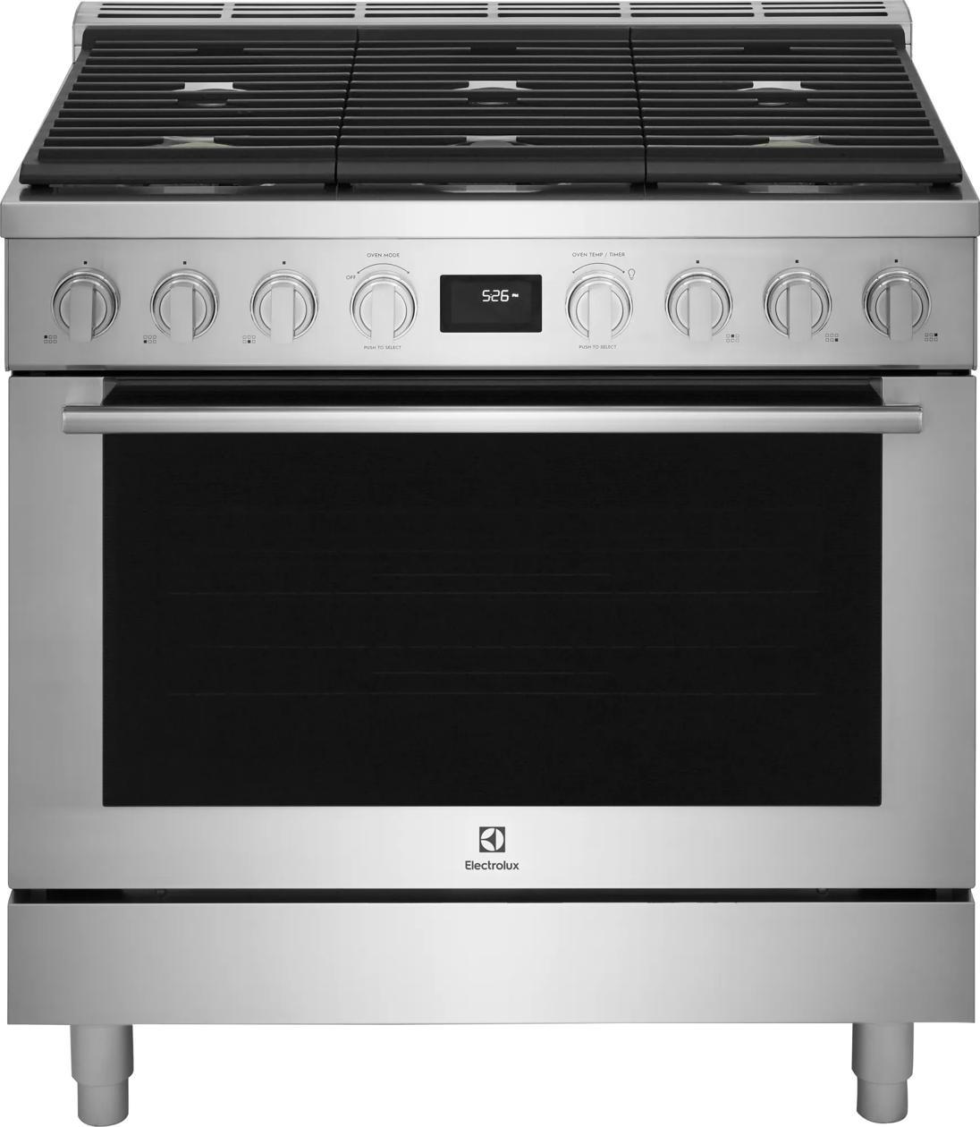 36" Dual-Fuel Freestanding Range