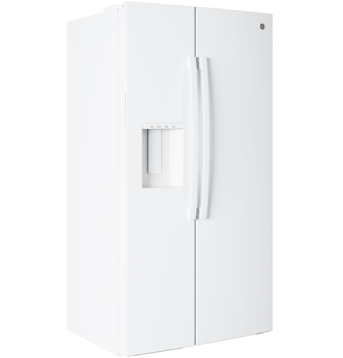GE® 23.6 Cu. Ft. Counter-Depth Side-By-Side Refrigerator with Extra Tall Dispenser and In-Door Icemaker
