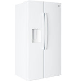 GE® 23.6 Cu. Ft. Counter-Depth Side-By-Side Refrigerator with Extra Tall Dispenser and In-Door Icemaker