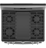 GE 30" Free-Standing Gas Double Oven Convection Range