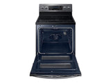 5.9 cu ft. Smart Freestanding Electric Range with Flex Duo™ & Dual Door in Black Stainless Steel
