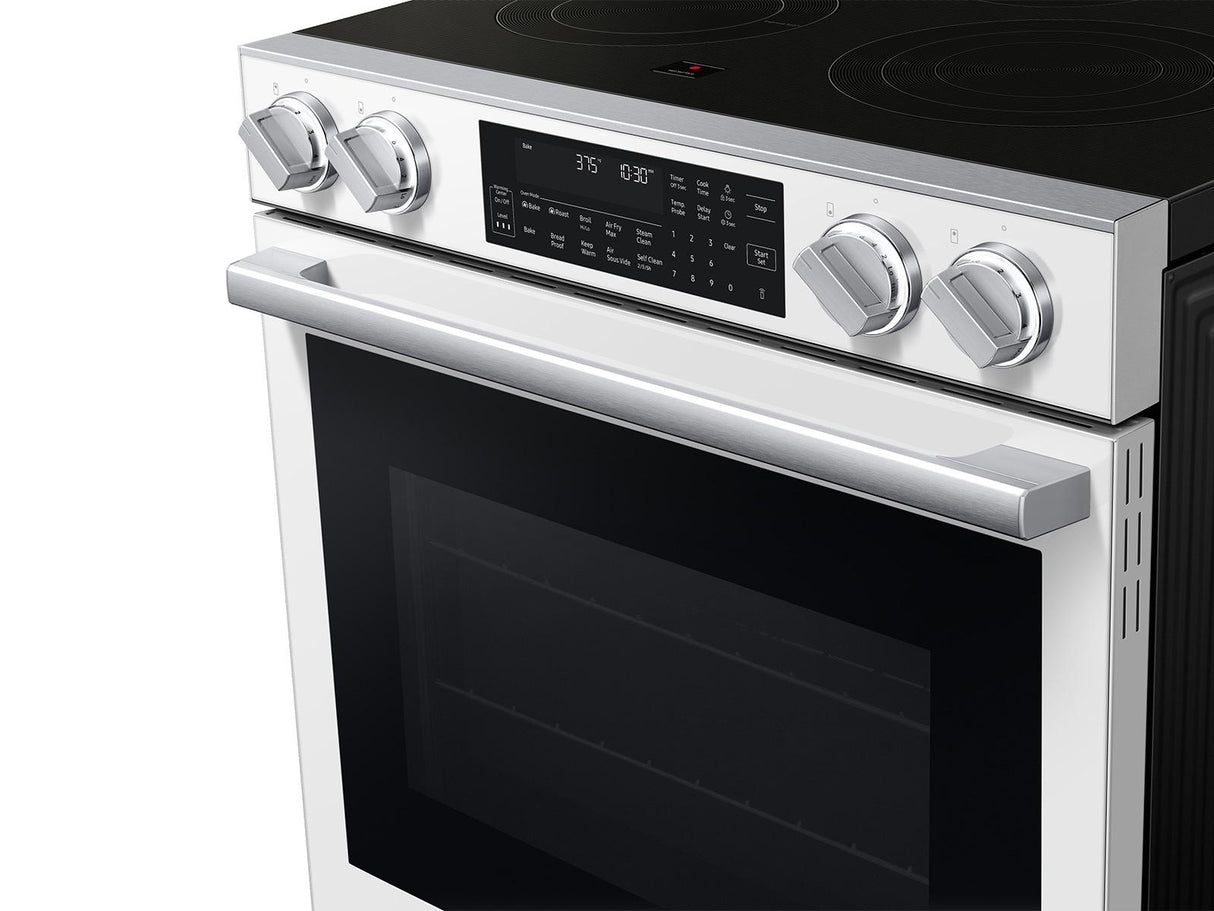 Bespoke Smart Slide-in Electric Range Pro Style Elite Design  Illuminated Knobs  Air Fry Max