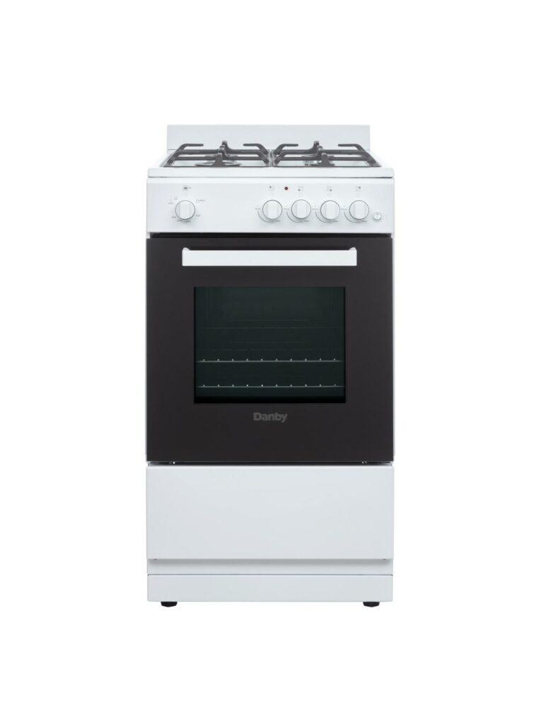 Danby 20" Wide Gas Range in White