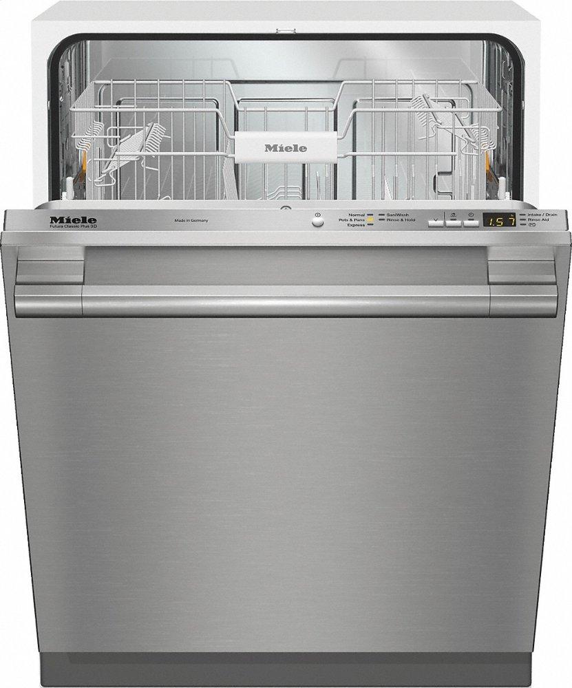 G 4998 Vi SF AM Fully-integrated, full-size dishwasher with hidden control panel, cutlery basket and CleanTouch Steel panel