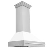 ZLINE 36 in. Stainless Steel Range Hood with Stainless Steel Handle (8654STX-36) [Color: Red Matte]