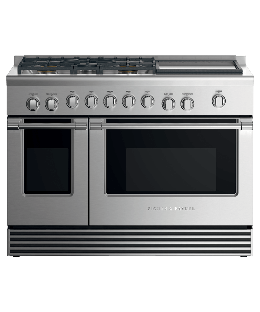 Dual Fuel Range, 48", 5 Burners with Griddle, LPG