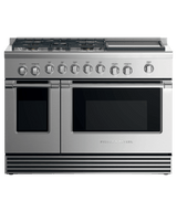 Dual Fuel Range, 48", 5 Burners with Griddle, LPG