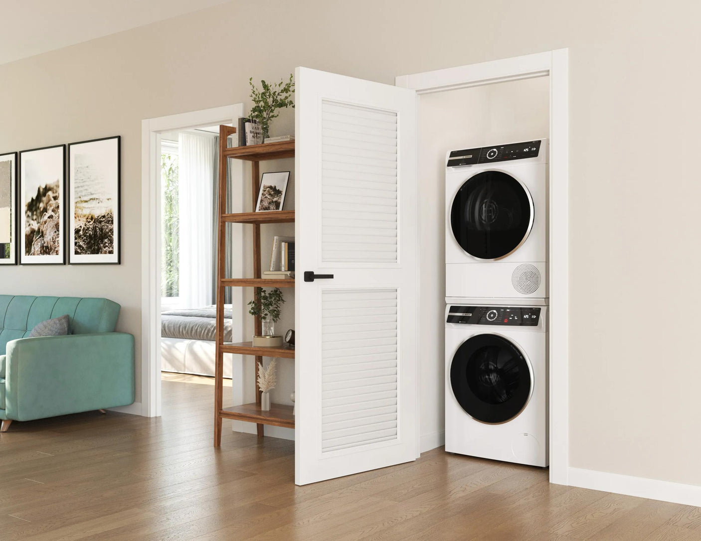 500 Series Compact Washer , White