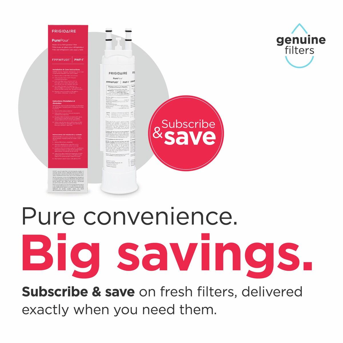 PurePour™ Water and Ice Refrigerator Filter PWF-1™