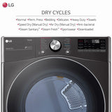 7.4 cu. ft. Ultra Large Capacity Smart wi-fi Enabled Front Load Electric Dryer with TurboSteam™ and Built-In Intelligence