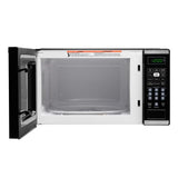 Danby 0.7 cu. ft. Countertop Microwave in Black and Stainless Steel