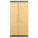 Marvel Professional Built-In 42" Side-by-Side Refrigerator Freezer - Marvel Professional Built-In 42" Side-by-Side Refrigerator Freezer - Stainless Steel Doors, Slim Designer Handles