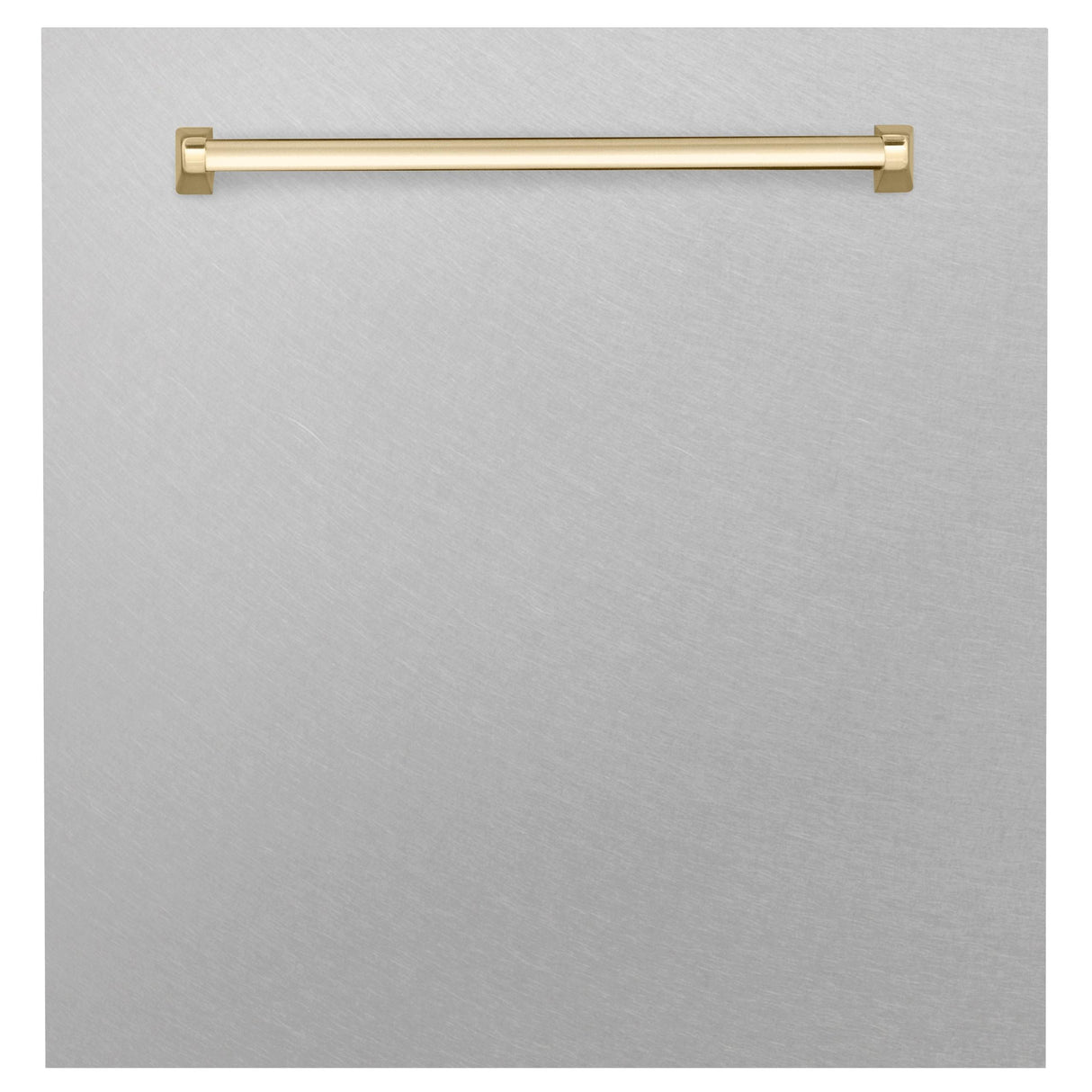 ZLINE 24" Autograph Edition Monument Dishwasher Panel in DuraSnow Stainless Steel (DPMTZ-SN-24) [Color: Gold]