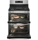 GE 30" Free-Standing Gas Double Oven Convection Range