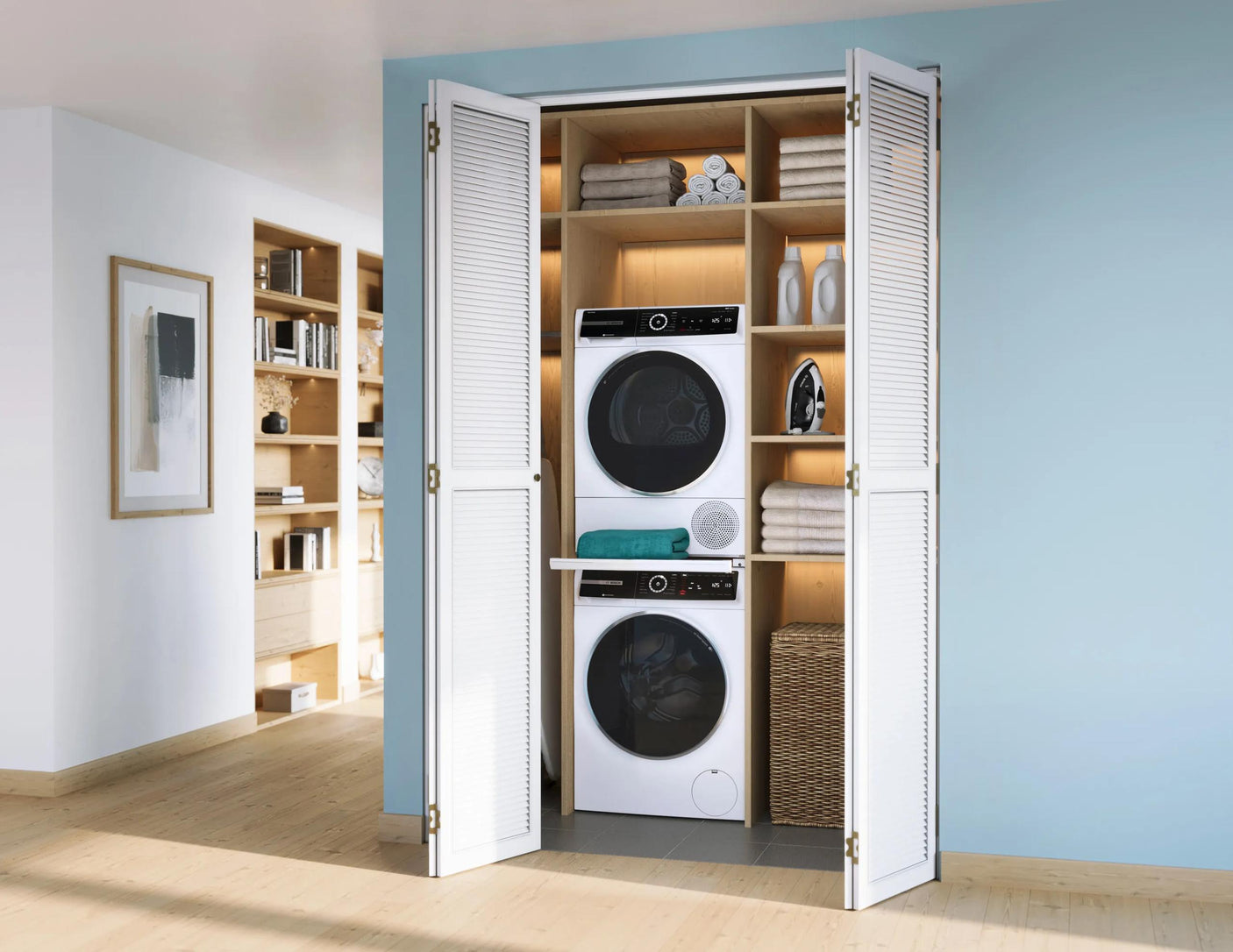 500 Series Compact Washer , White