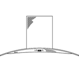 Monogram 36" Glass Canopy Island Hood