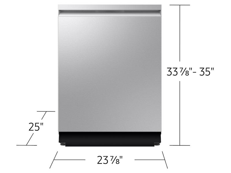 38 dBA Bespoke Smart Dishwasher with 3rd Rack Washing System in Fingerprint Resistant Stainless Steel
