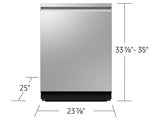 38 dBA Bespoke Smart Dishwasher with 3rd Rack Washing System in Fingerprint Resistant Stainless Steel