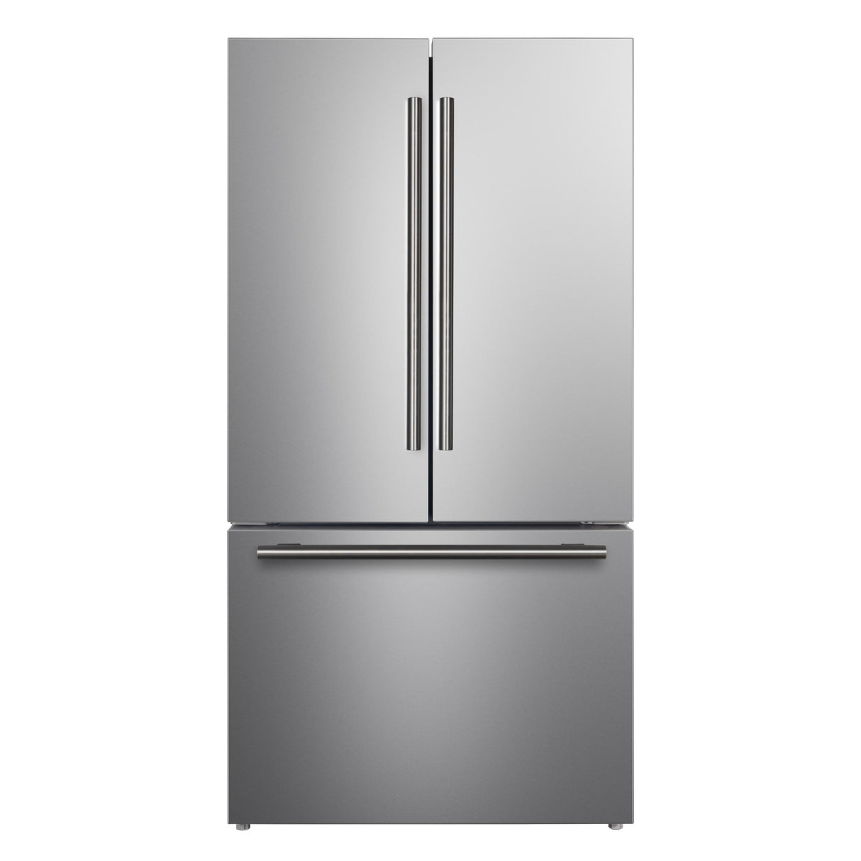 Forno Rivello 36 Inch French Door Refrigerator in Stainless Steel, Internal Water Dispenser, Filtered Ice, Adjustable Shelves, Energy Star Certified