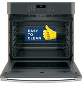 GE® 30" Smart Built-In Self-Clean Single Wall Oven with Never-Scrub Racks