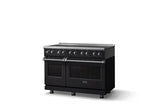 48"W. Induction Range (Finish: Onyx, Trim: Polished Chrome)