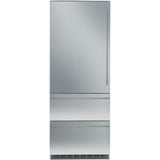 Built-In Refrigerator/Freezer 30", Ice Maker, Left Hinge