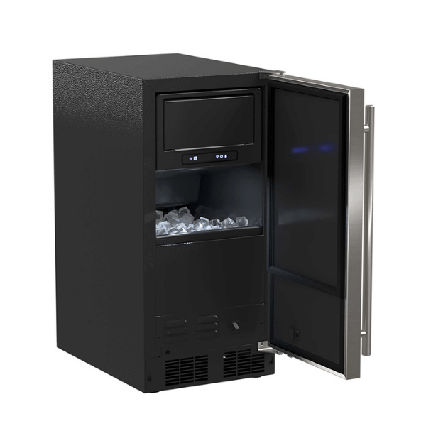 15-In Low Profile Built-In Clear Ice Machine With Factory-Installed Pump with Door Style - Stainless Steel