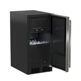 15-In Low Profile Built-In Clear Ice Machine With Factory-Installed Pump with Door Style - Stainless Steel
