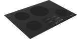 30 Inch Induction Cooktop In Black Glass With 4 Elements