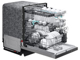 38 dBA Bespoke Smart Dishwasher with 3rd Rack Washing System in Fingerprint Resistant Stainless Steel