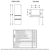 GE® 11.9 Cu. Ft. Bottom-Freezer Refrigerator