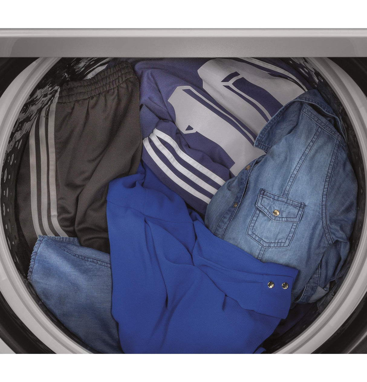 GE® ENERGY STAR® 4.8 cu. ft. Capacity Washer with Sanitize w/Oxi and FlexDispense®