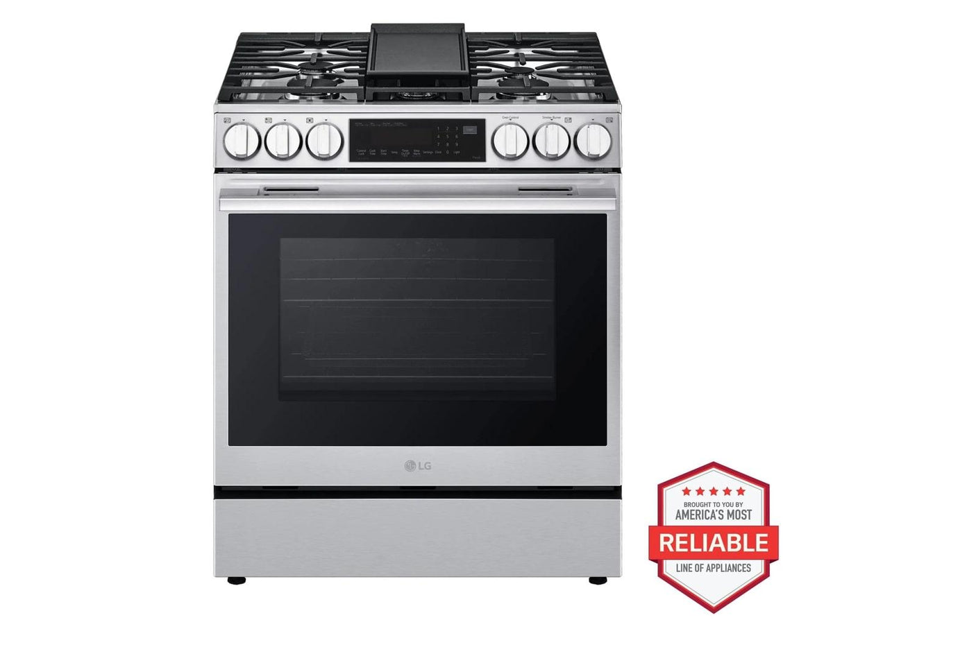 6.3 cu ft. Smart Gas Slide-In Range ProBake Convection® InstaView®, and Air Fry