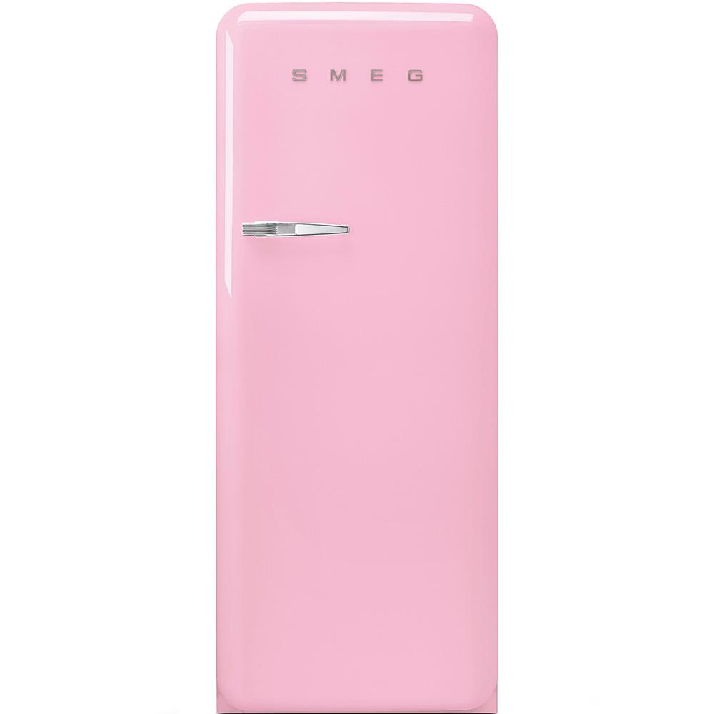 Approx 24" 50'S Style Refrigerator with ice compartment, Pink, Right hand hinge