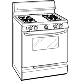 GE® 30" Free-Standing Gas Range