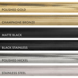 ZLINE Autograph Edition 48 in. 6.7 cu. ft. Paramount Double Oven Dual Fuel Range with 8 Burner Gas Cooktop in Stainless Steel and Champagne Bronze Helix Handles and Knob Accents (SDRZ-48-KCB)
