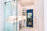 30 Inch Stainless Glass Door Right Hinge Refrigerator Column