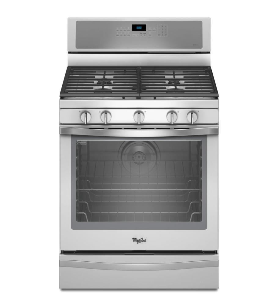 5.8 Cu. Ft. Freestanding Gas Range with AquaLift® Self-Cleaning Technology