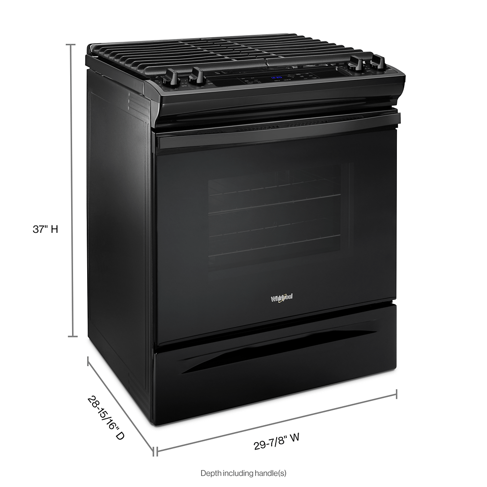 5.0 cu. ft. Front Control Gas Range with Cast-Iron Grates