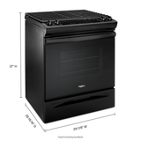 5.0 cu. ft. Front Control Gas Range with Cast-Iron Grates