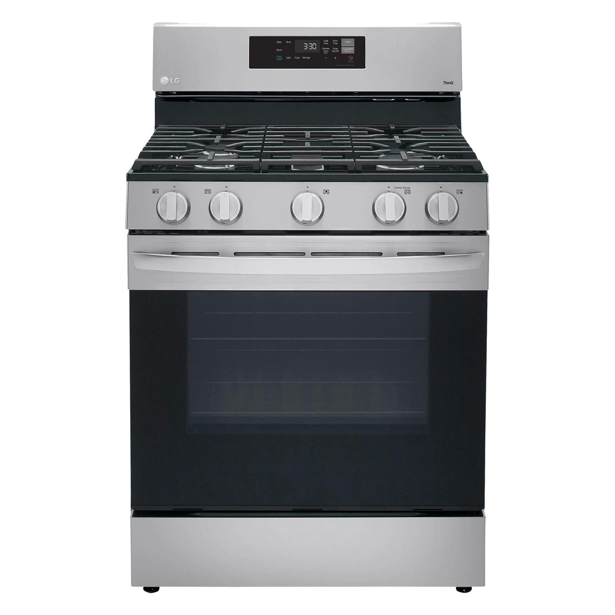 5.8 cu ft. Smart Wi-Fi Enabled Gas Range with EasyClean®