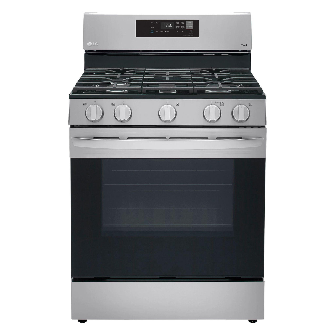 5.8 cu ft. Smart Wi-Fi Enabled Gas Range with EasyClean®