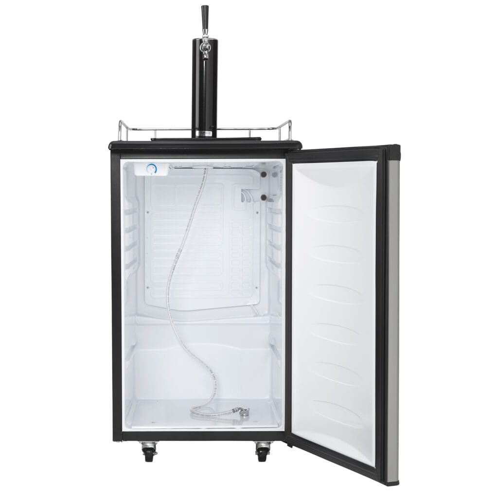 Danby 5.4 cu. ft. Single Tap Keg Cooler in Stainless Steel Look