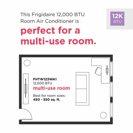 12,000 BTU Wall Room Air Conditioner with WiFi
