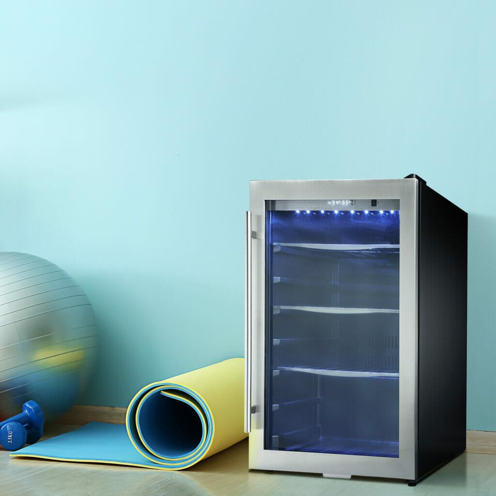 Danby 4.3 cu. ft. Free-Standing Beverage Center in Stainless Steel
