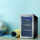 Danby 4.3 cu. ft. Free-Standing Beverage Center in Stainless Steel