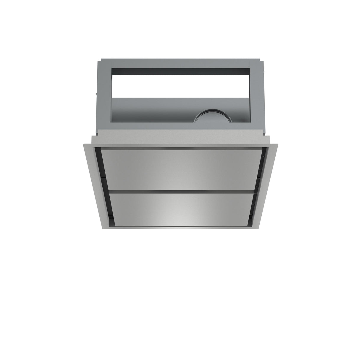 FORNO Arezzo 44-Inch Recessed Ceiling Range Hood, Dual Motors, 1200 CFM, Hybrid Filters, Remote Control